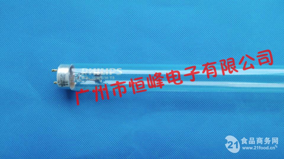 品牌:飞利浦 功率:36W 灯头:G13 直径max:28mm 长度:1199mm 寿命(小时):9000 产品说明: 1、电压可根据客户要求选择12V、24V和110~240V等,选择匹配的镇流器; 2、紫外线波长:253.7nm ; 3、灯管标志无臭氧输出; 4、灯管有效寿命9000小时; 5、以上紫外线灯均为双端直管(以及H管和单端四针); 销售热线:13005106861 / 020-38866406 林生 紫外线杀菌灯的技术: 肉眼看不到紫外线(UV),紫外线可以被细分为三类,即UVA、UVB和