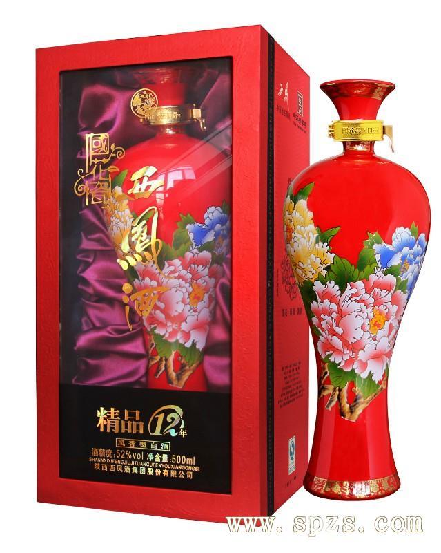 国花瓷西凤酒12年