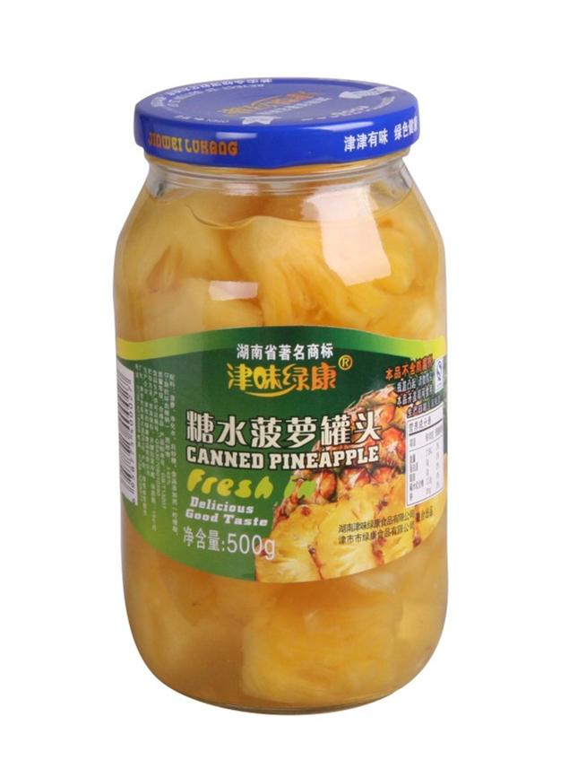 500g糖水菠萝罐头-中国 津市市-津味绿康