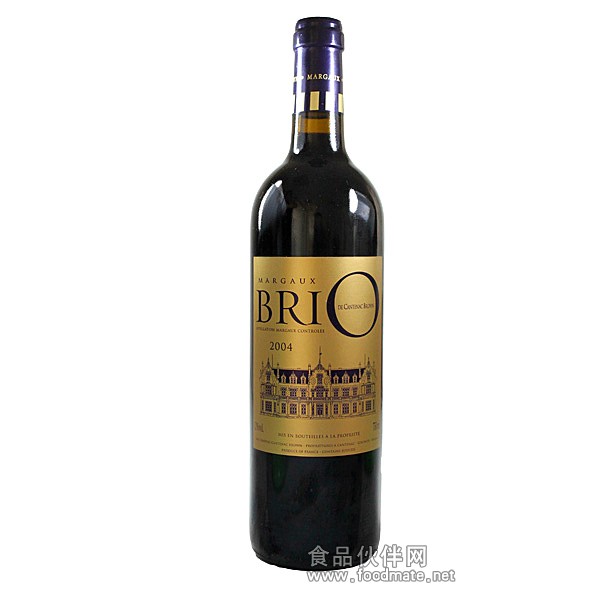 批發法國肯德布朗副牌乾紅葡萄酒brio de cantenac brown