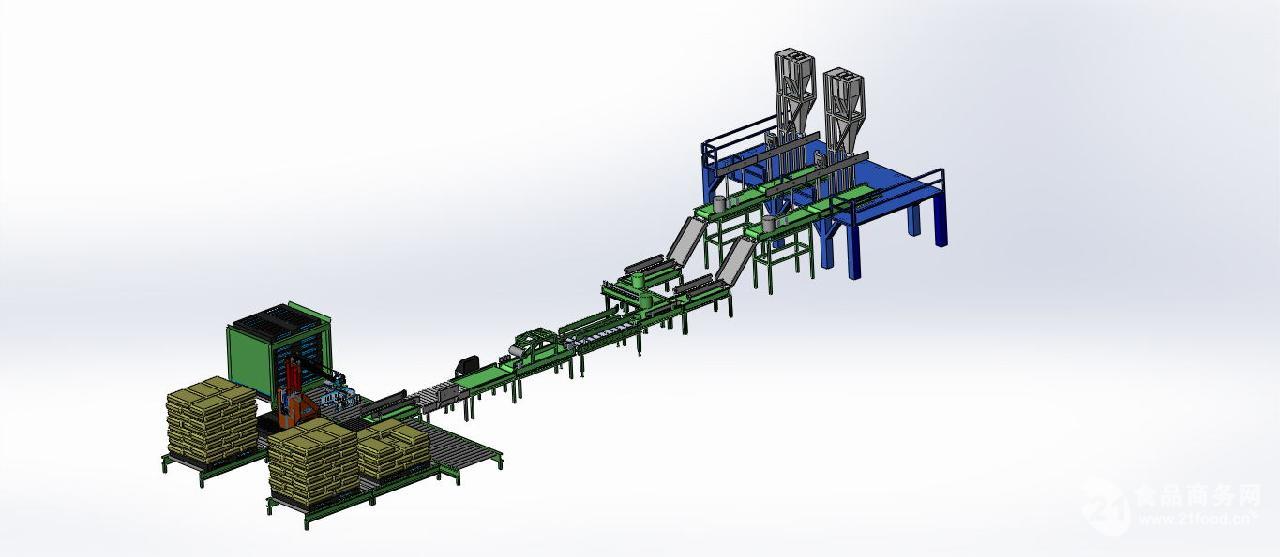 飼料自動化生產線效果圖